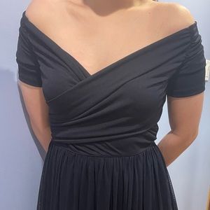 Zara Off Shoulder Ballerina Tulle Dress Size M